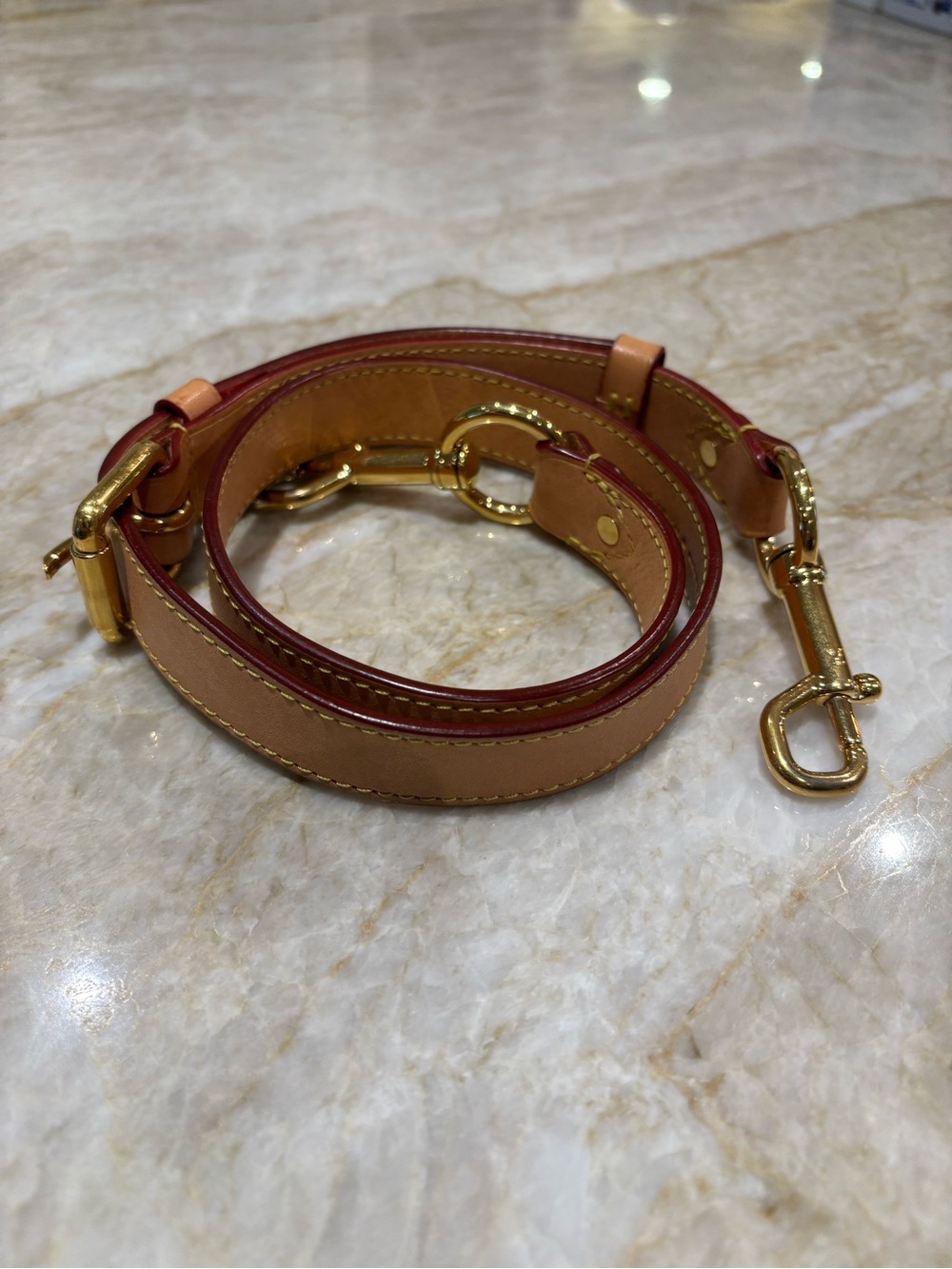 Authentic Louis Vuitton Adjustable Vachetta shoulder strap